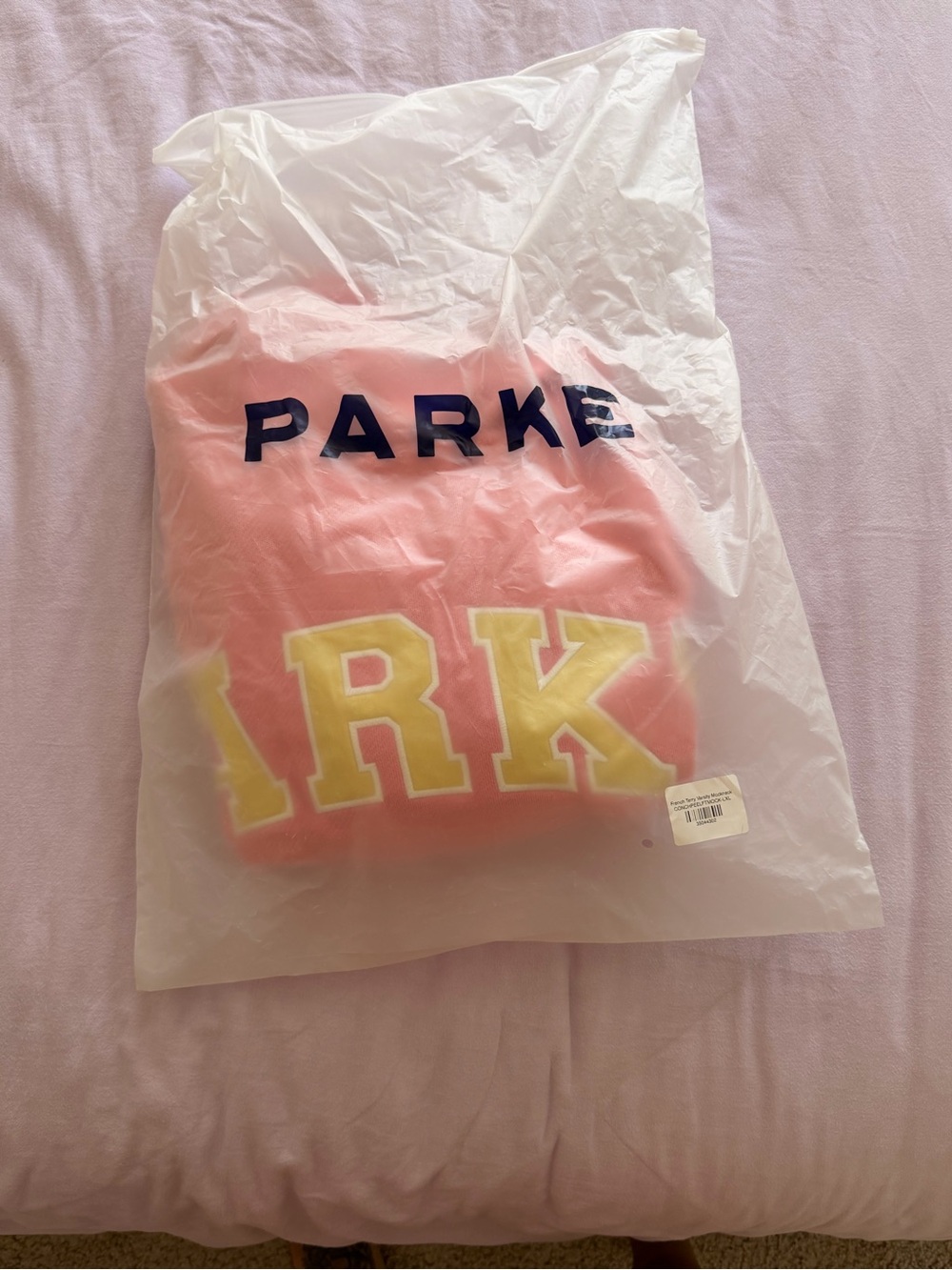 Parke French Terry Varsity Mockneck L/XL NWT